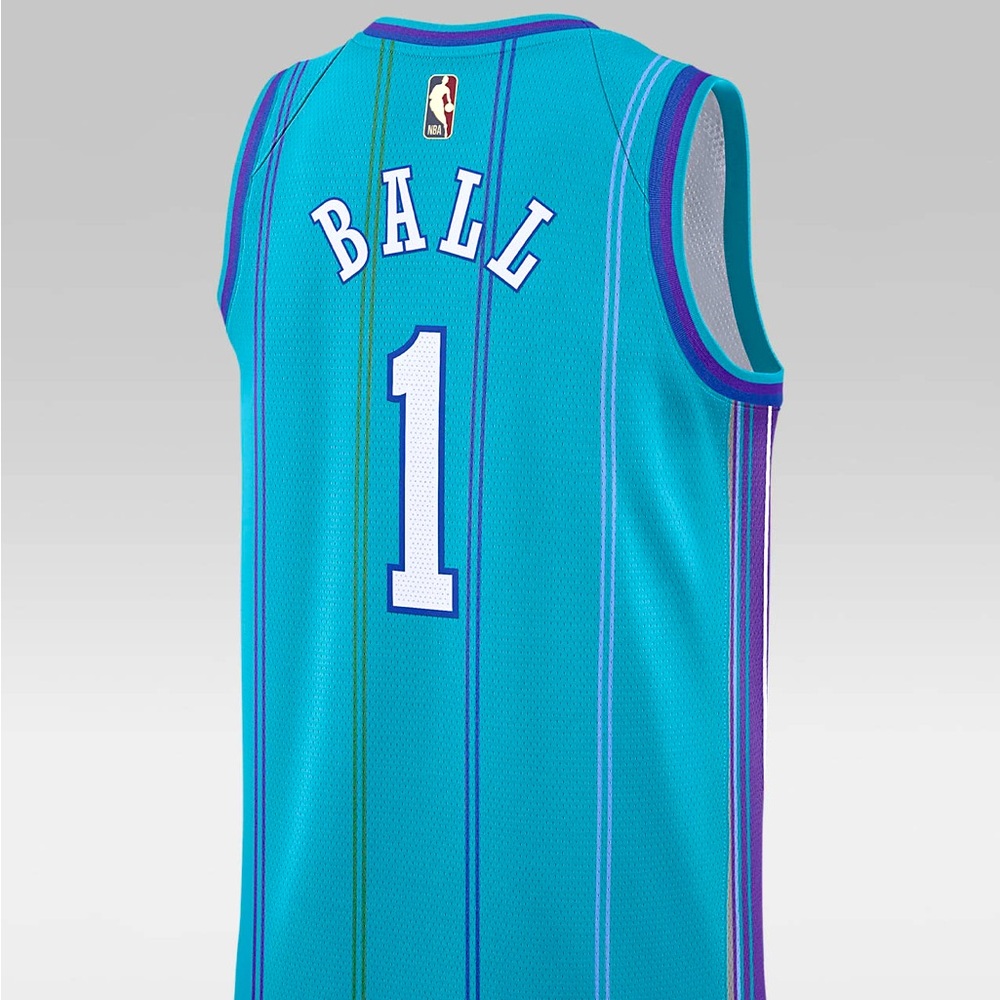 LaMelo Ball 23/24 Charlotte Hornets Nike Jersey, Large, NWT, still in plastic!